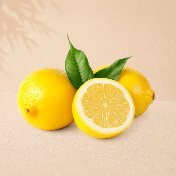 Citron jaune feuille