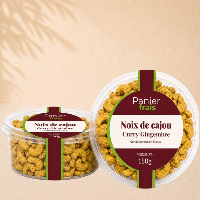 Noix de cajou curry gingembre