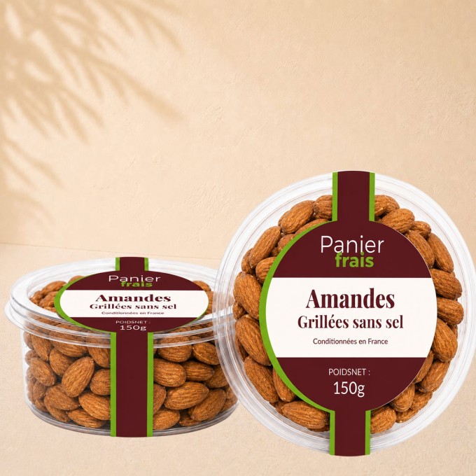 Amandes grillées sans sel