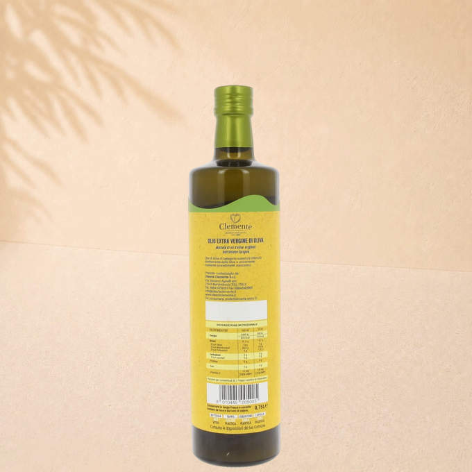 Huile d'olive extra vierge Clemente 'Dorica giallo' 750 ml
